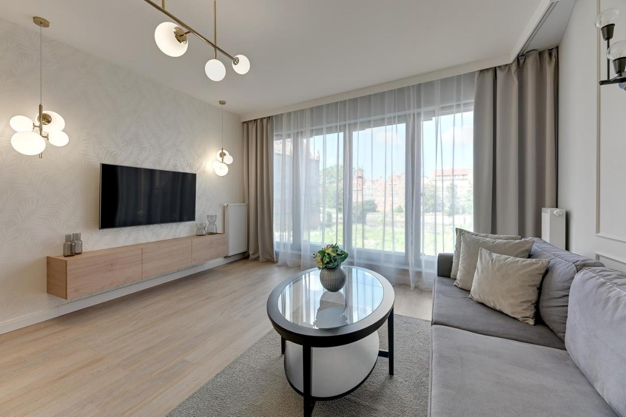 Grano Residence Riverview - Pool, Gym & Spa By Downtown Apartments Gdańsk Exteriör bild