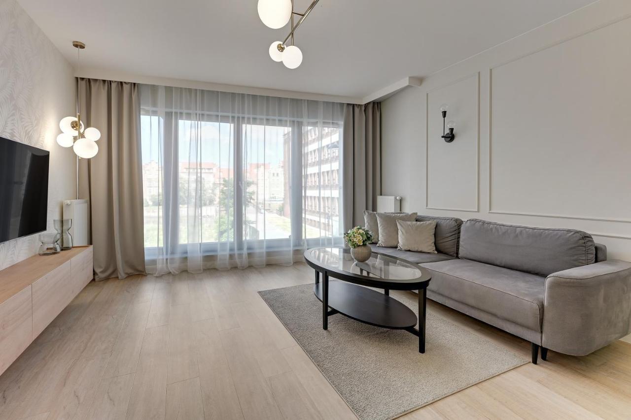 Grano Residence Riverview - Pool, Gym & Spa By Downtown Apartments Gdańsk Exteriör bild