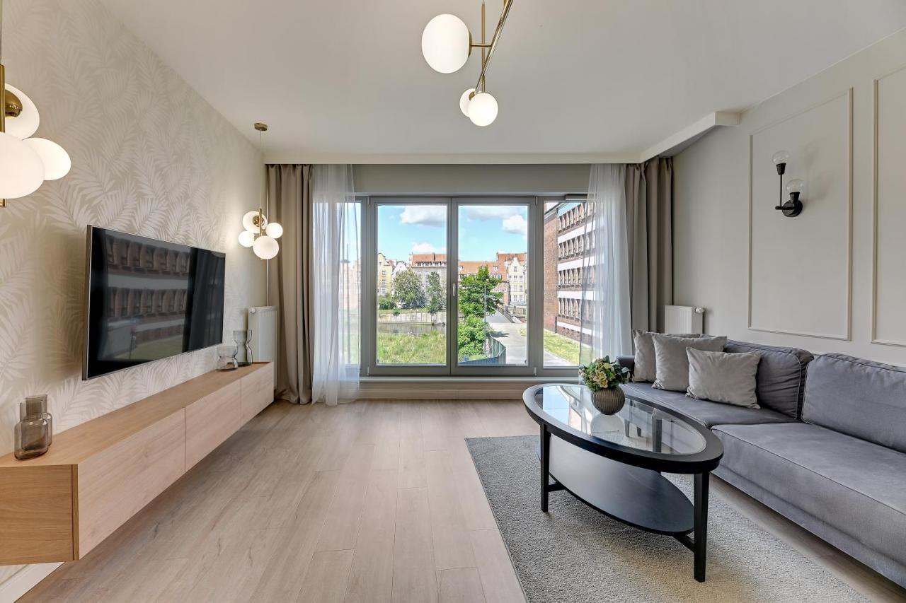 Grano Residence Riverview - Pool, Gym & Spa By Downtown Apartments Gdańsk Exteriör bild